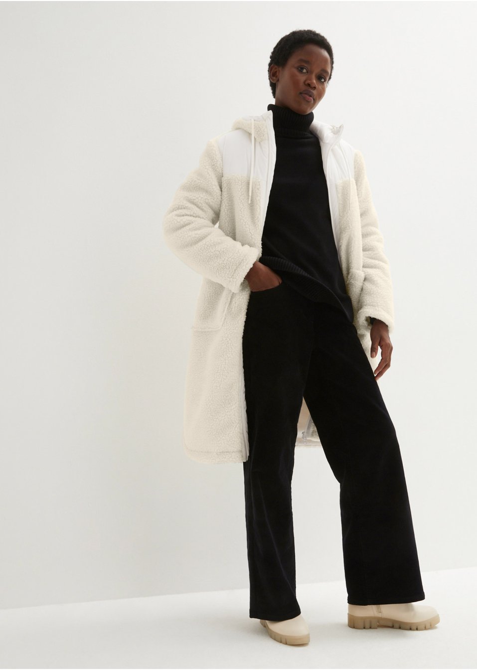 Manteau en peluche
