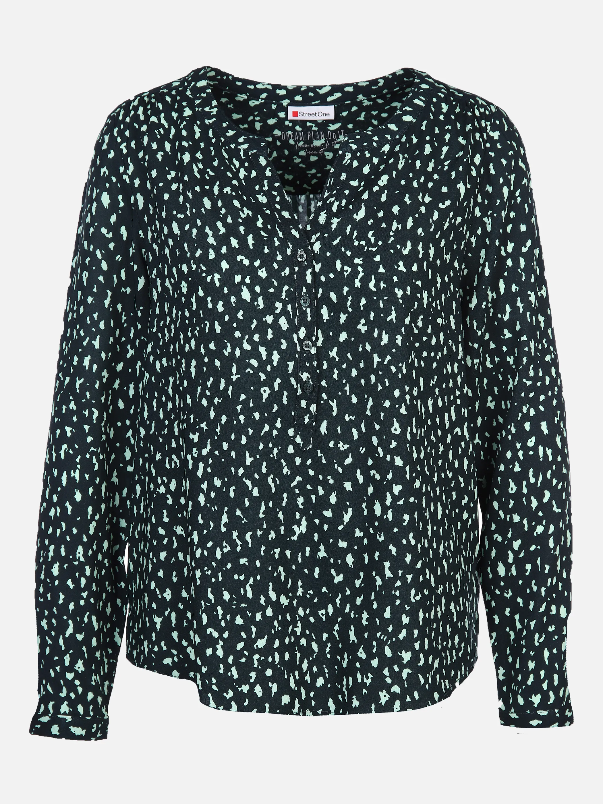 Damen Bluse mit Alloverprint