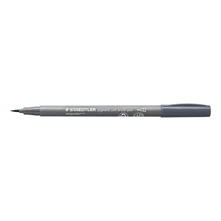 STAEDTLER® pigment soft brush pen 372 - kaltgrau dunkel