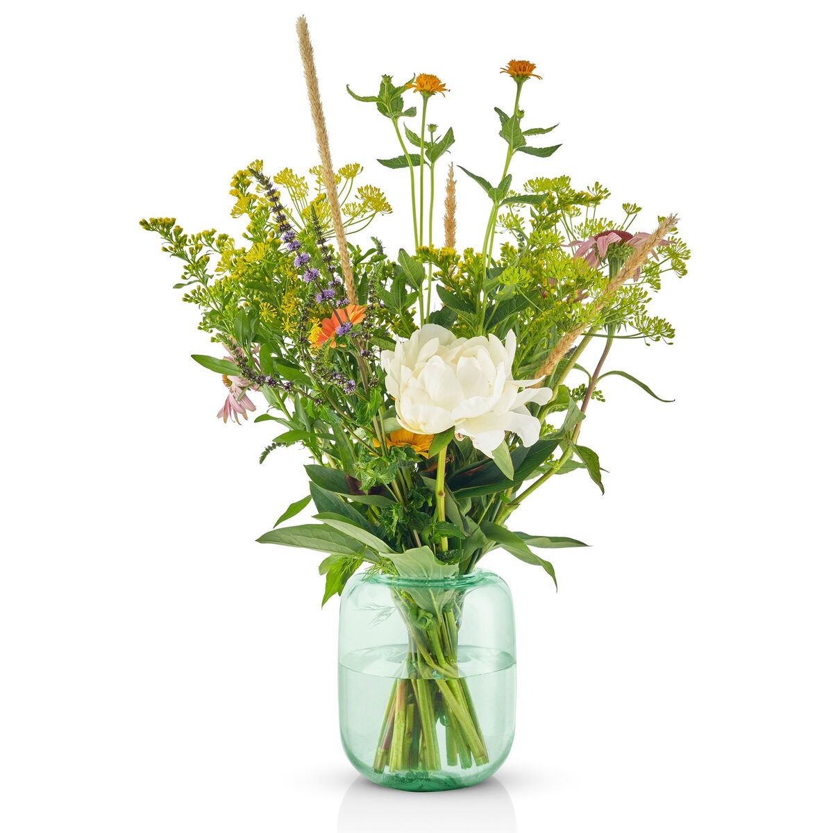 Acorn vase H16,5, mint green