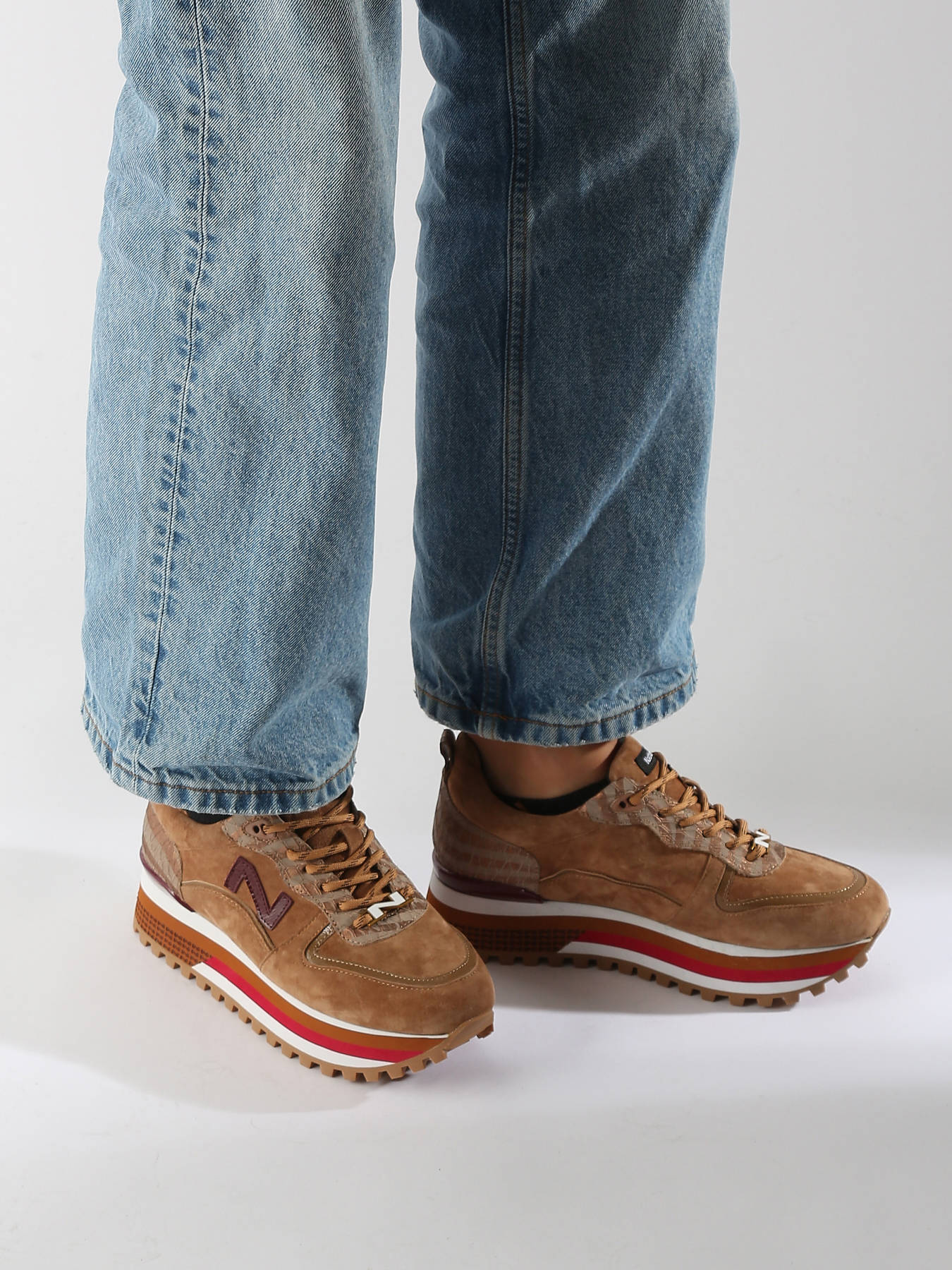 Sneakers en cuir NATHAN BAUME