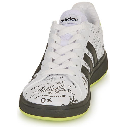 Adidas Sportswear - GRAND COURT 2.0 K - Blanc / Noir