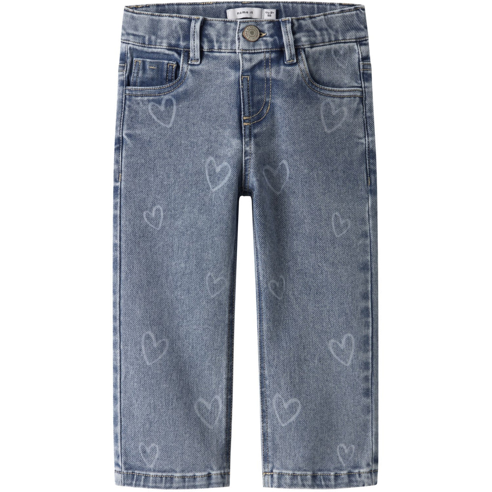 Køb Name It Medium Blue Denim Nmfrose Straight Laser Jeans 2583-Gy B