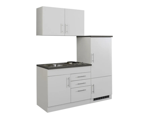 Held Furniture Enkele keuken met apparatuur Toronto 160 cm wit mat gedemonteerd 909.6513