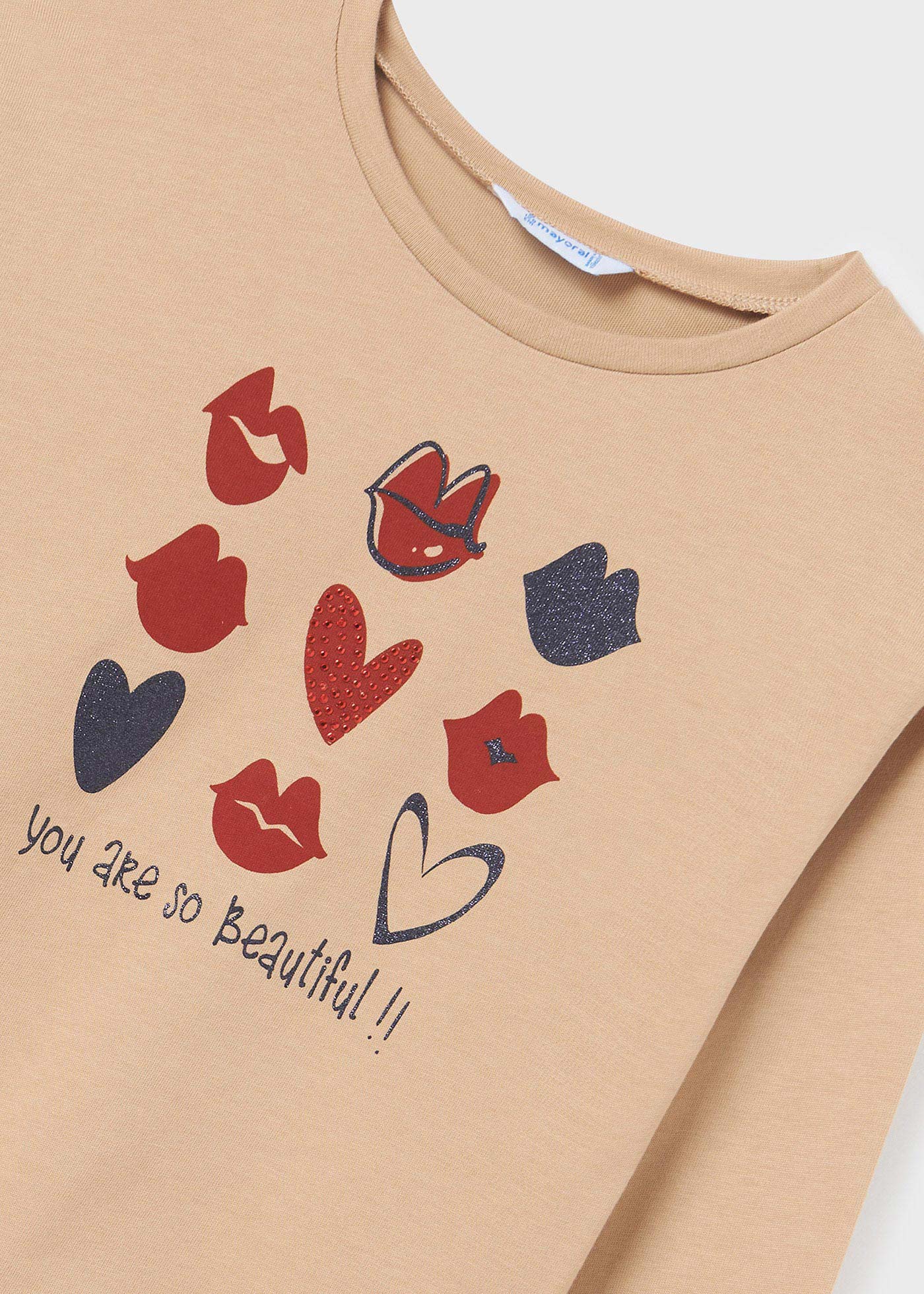 Camiseta estampada Better Cotton para meninas
