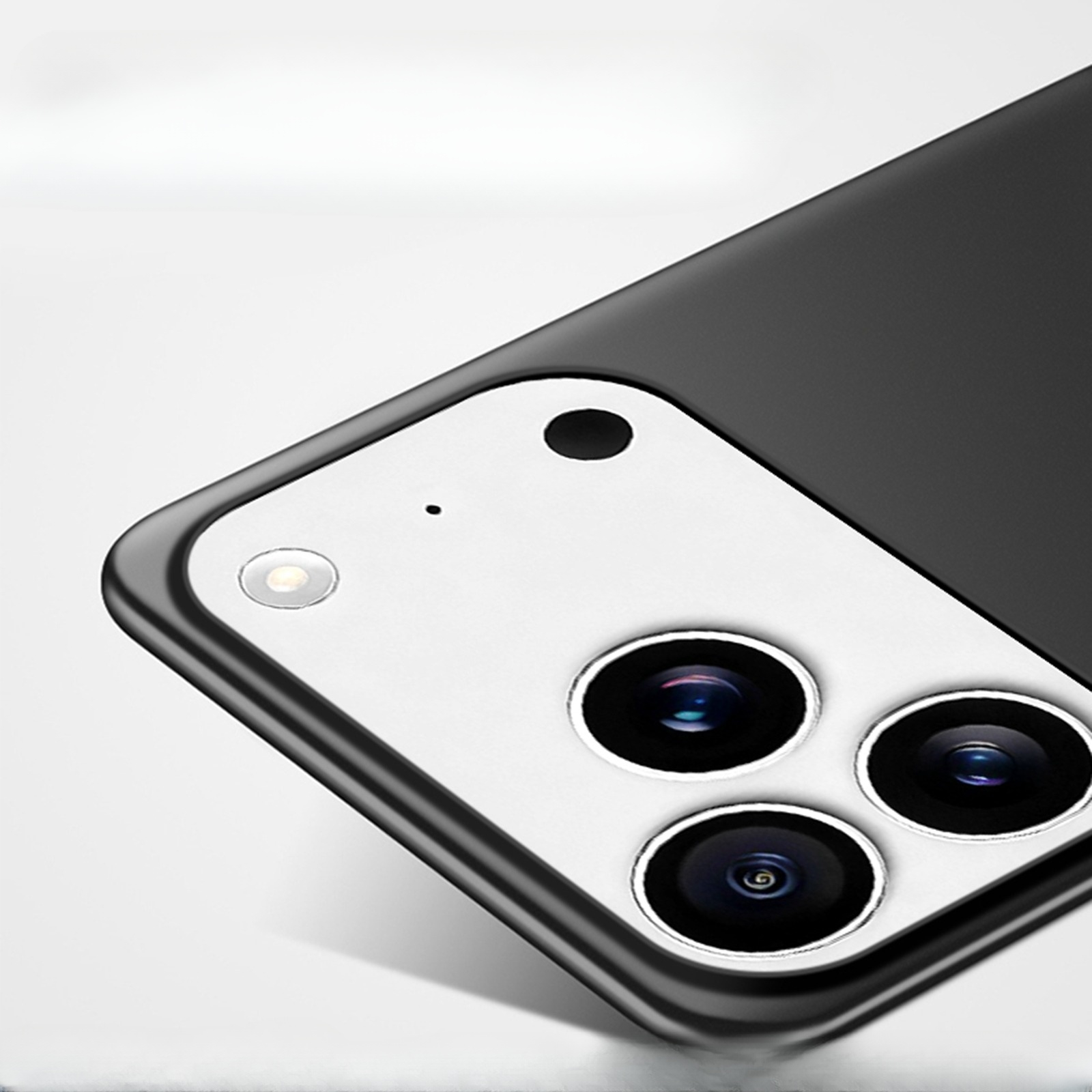 iPhone 17 Pro Hülle Hardcase Super Slim - Schwarz (Matt)
