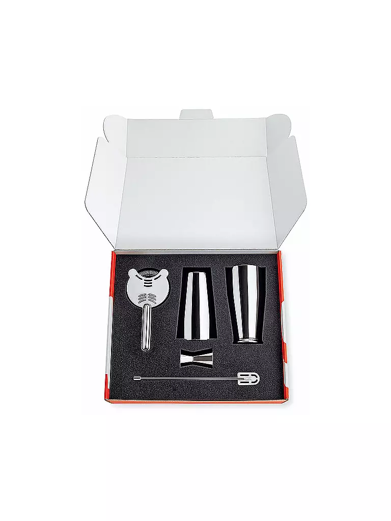 ALESSI Bar Set Lunar Eclipse 4tlg silber
