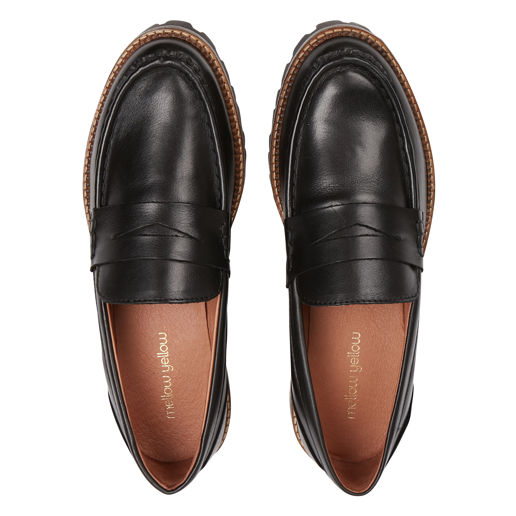 CYNDEL - Mocassins en cuir | Noir