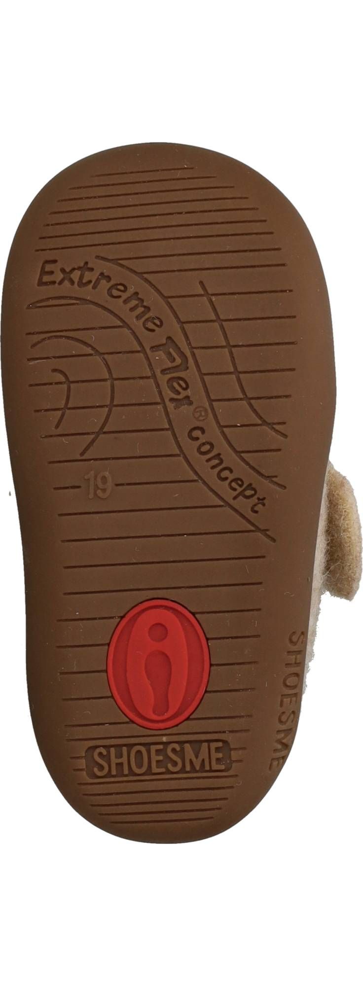 Shoesme Pantoffels Beige Jongens