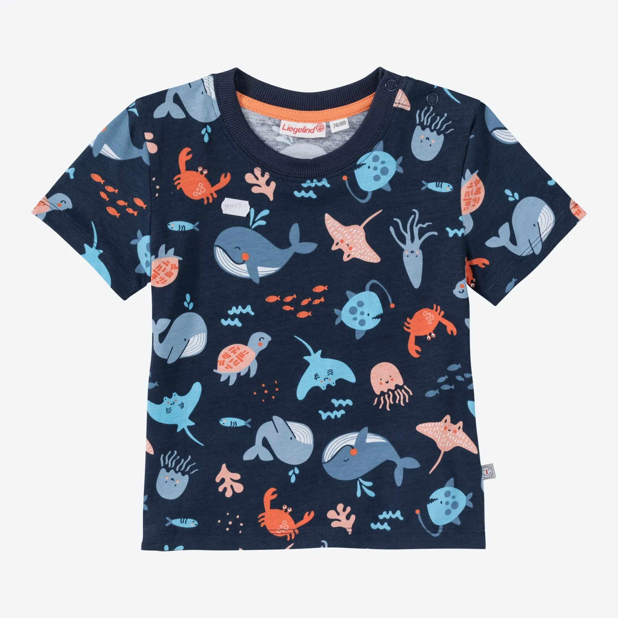 Baby-Jungen-T-Shirt mit Meerestieren
