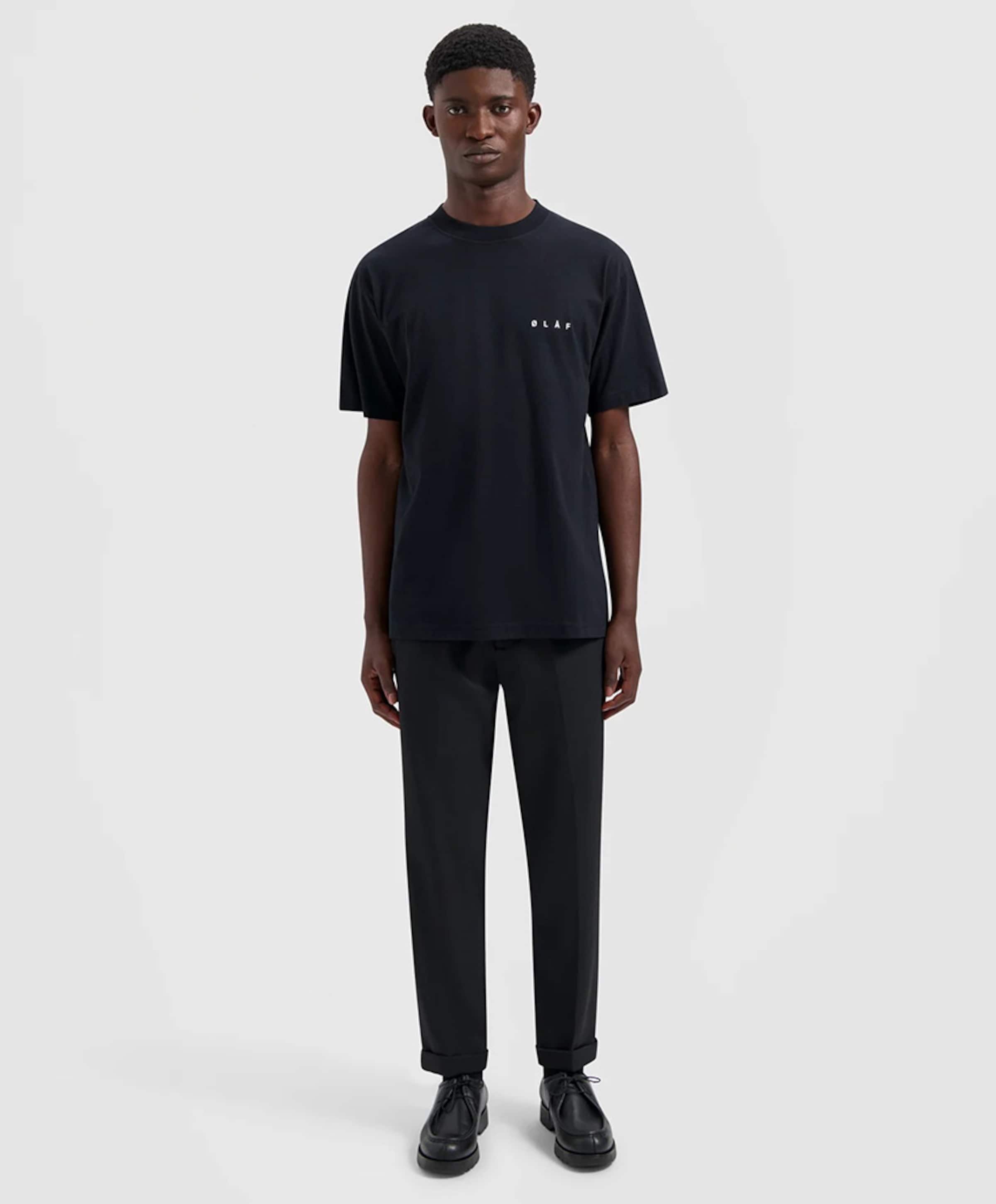 Olaf Heren T-shirt zwart