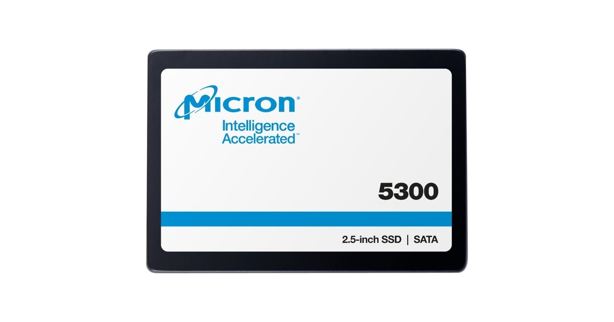 Micron5300 PRO 1,92 TB SSD  (Zwart, MTFDDAK1T9TDS-1AW1ZABYY, SATA 6 Gb/s)