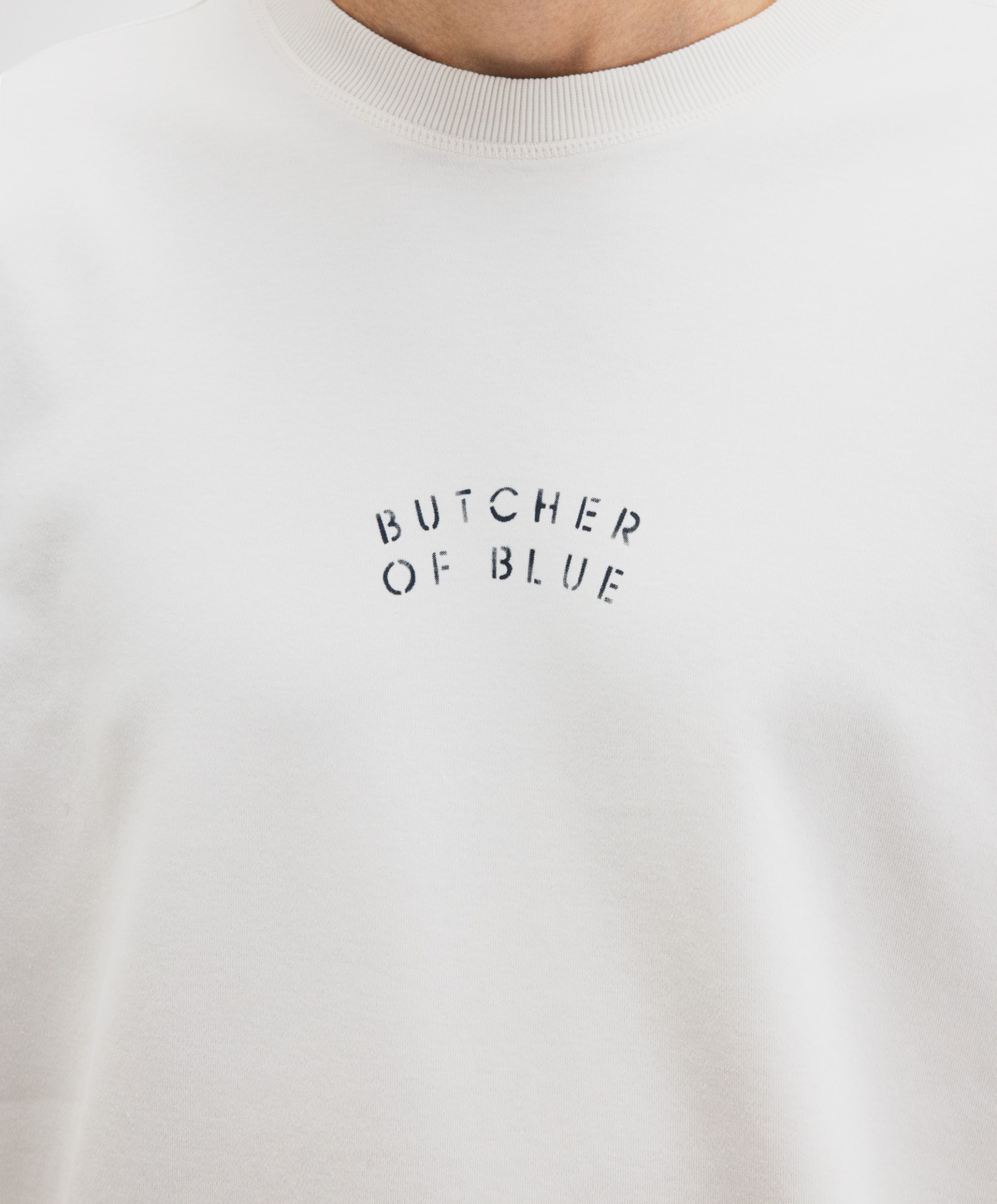 Butcher of Blue Heren T-shirt ecru