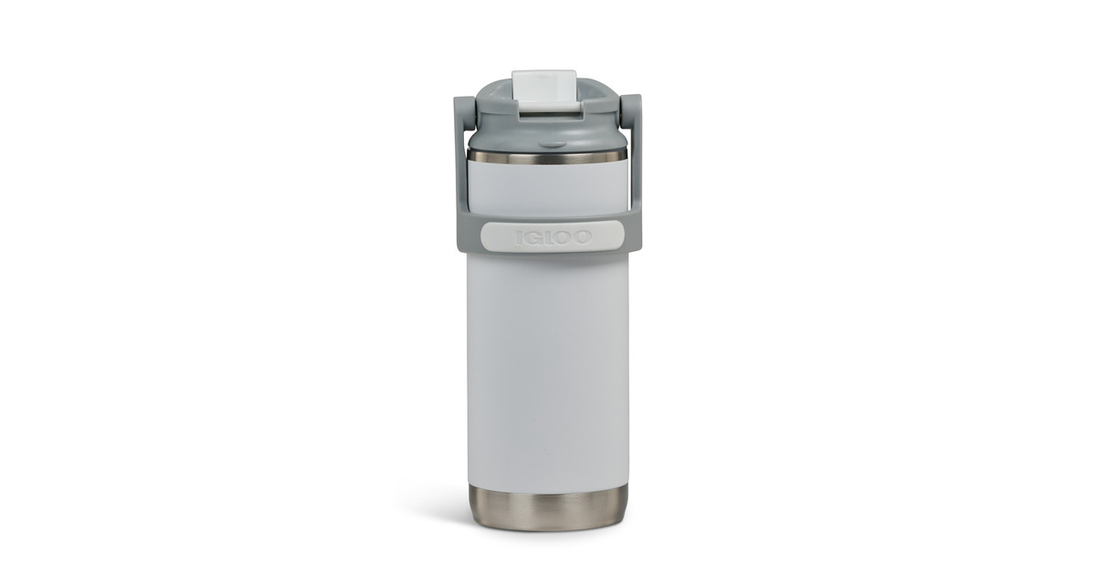 IglooFlip ‘n’ Sip Tumbler 16 oz, 0,47 liter drinkfles  (Wit)