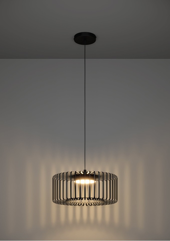 EGLO - Ginestrone-Z pendel sort Ø45 - RGB + TW - Zigbee, Bluetooth