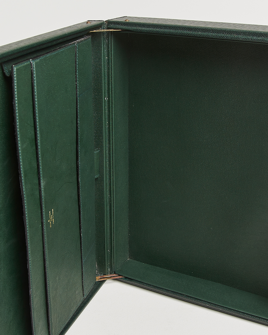 Louis Vuitton Pre-Owned Diplomat Briefcase Taiga Green