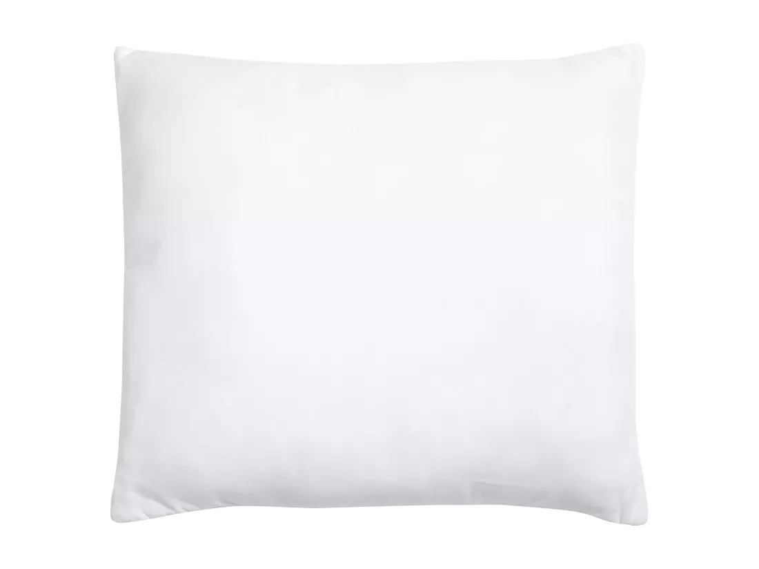 Lot de 2 oreillers ERRIGAL Bas Microfibre 80 x 80 cm Blanc