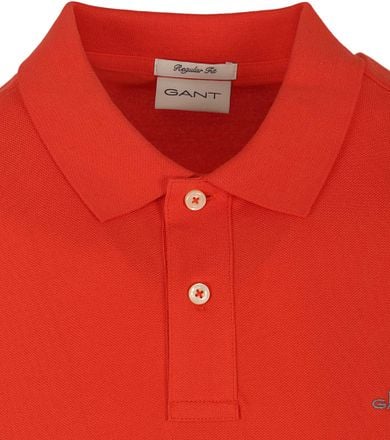Gant Shield Piqué Poloshirt Rood 2210-828 kopen