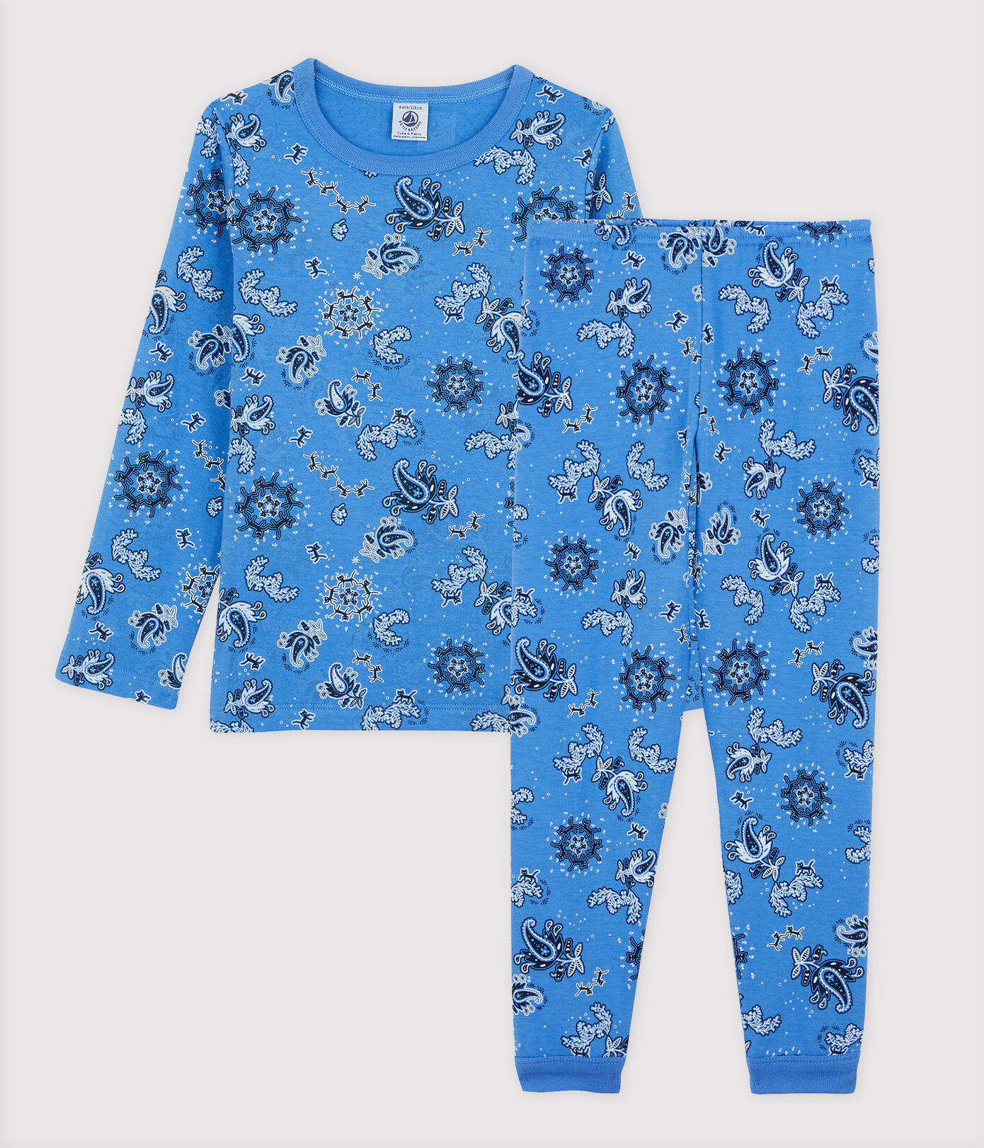 Pyjama bandana petite fille/petit garçon en tubique