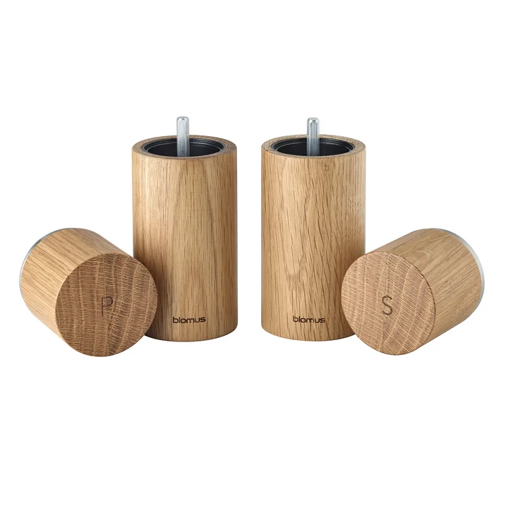 Blomus - Pepe Salz- und Pfeffermühle, Eiche (2er-Set)