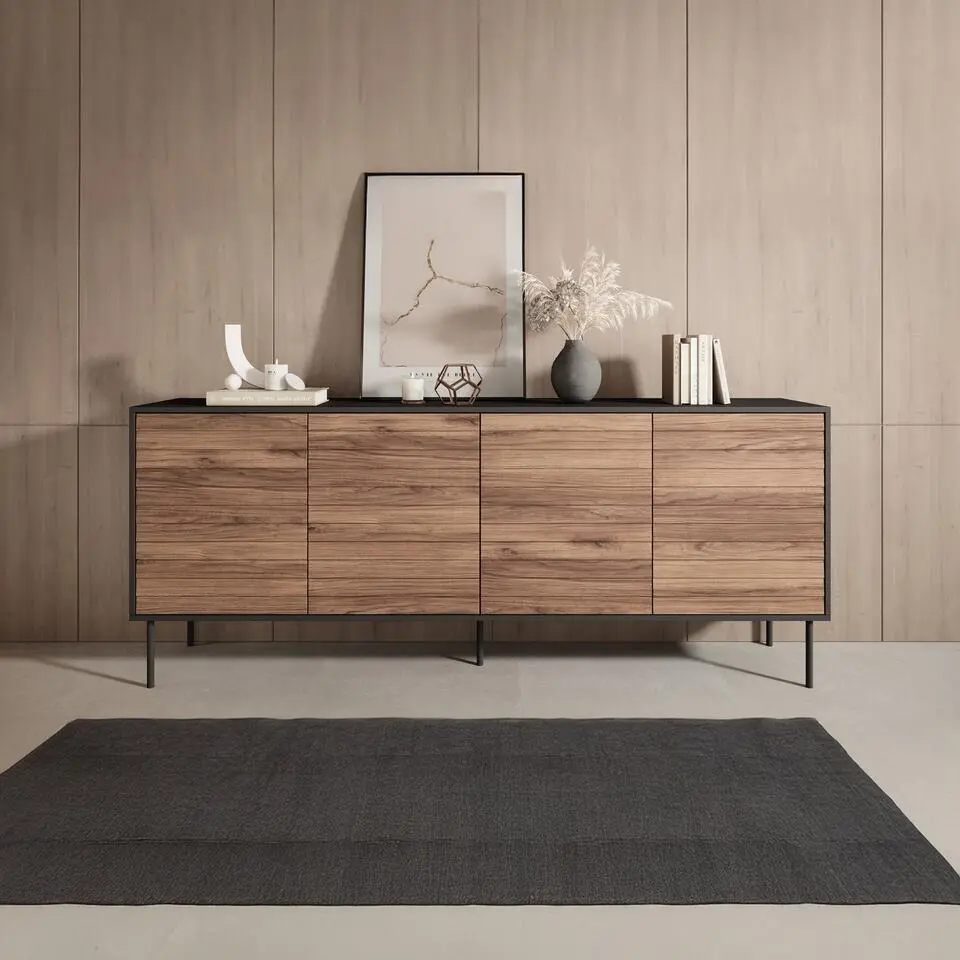 Meubella - Dressoir Cordoba - Eiken - 200 cm