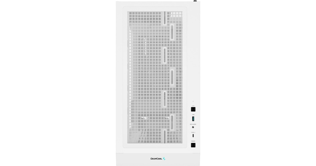 DeepCoolCH560 Digital midi tower behuizing  (Wit | 1x USB-A | 1x USB-C | RGB | Window)