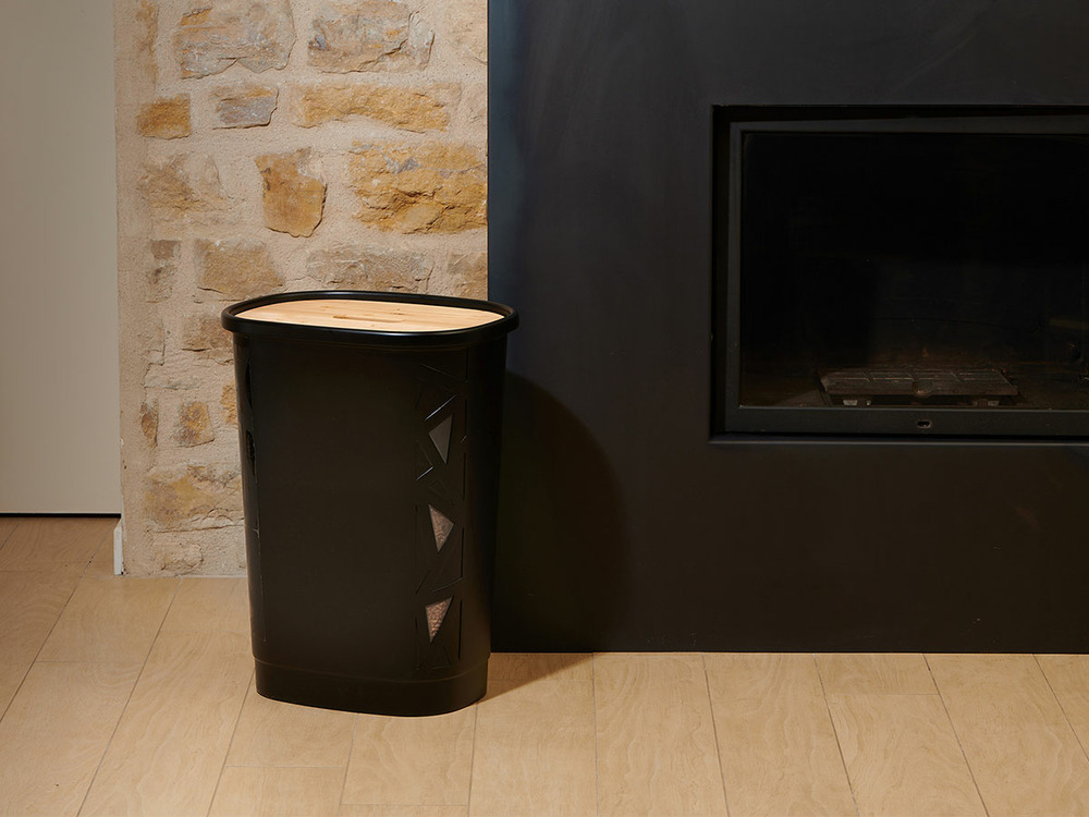 Coffre à granulés xl pour 45 kg de pellets jura montania - 49,5 x 37,9 x 66,4 cm