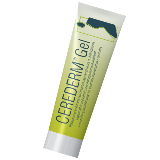 Cerederm Gel : pansement silicone cicatrice hypertrophique et cheloide