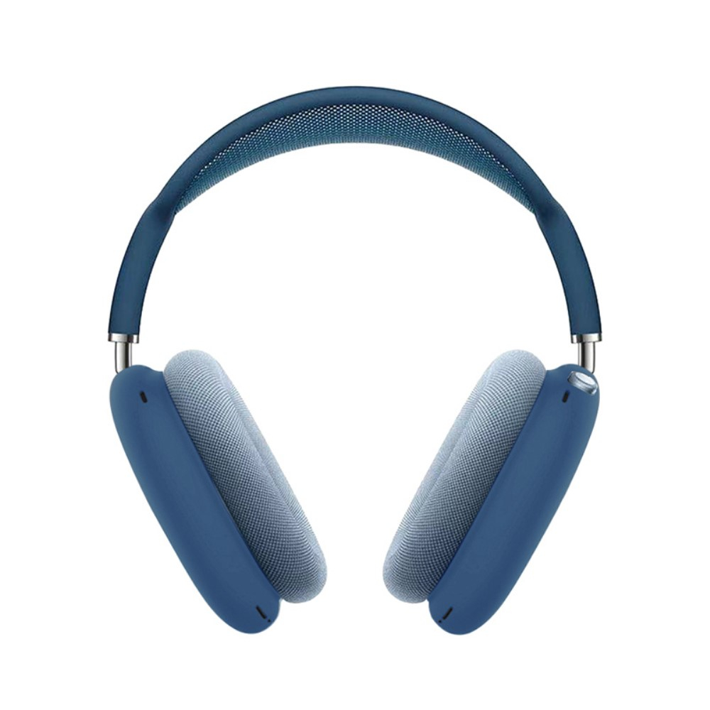 (5-tlg.Set) AirPods Max Silikon Hülle Schutz Abdeckung - Dunkelblau