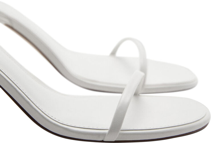 MANGO SANDALS. -- FLO White
