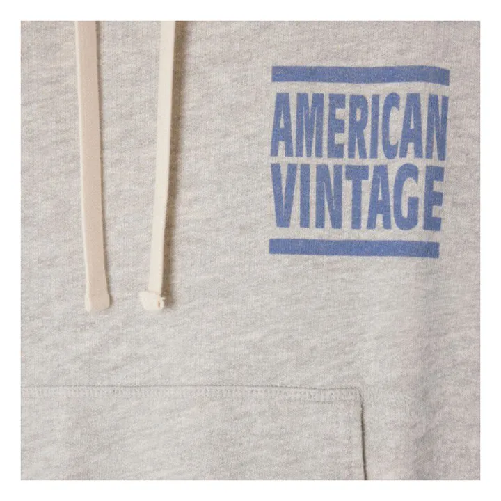 American Vintage Sweat Capuche Zofbay | Gris chiné
