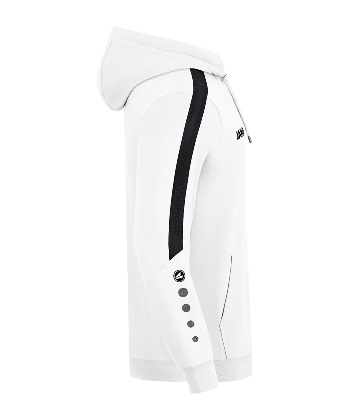 JAKO Power Hoody Kids Weiss Schwarz F000