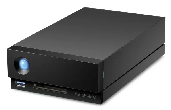 LaCie 1big Dock STHS4000800 - Harddisk-array - 4 TB - 1 bays (SATA-600) - HDD 4 TB x 1 - Thunderbolt 3, USB 3.1 (ekstern) - med 5 års Rescue Data Recovery Service Plan