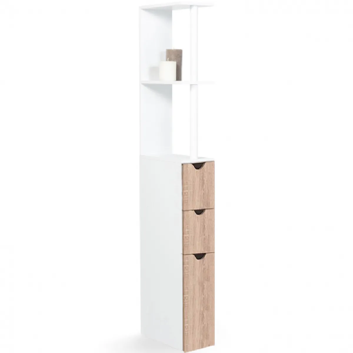 Idmarket MARKET Meuble WC WILLY 3 portes