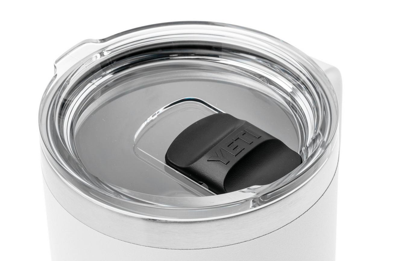Yeti Rambler Stackable Mug 14oz Mag Slider Lid, White, stapelbare thermosmok met deksel, 414 ml