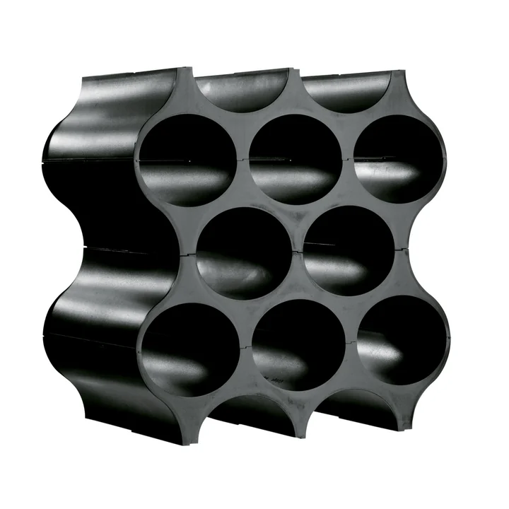 Koziol - Flaschenregal Set-Up, solid schwarz