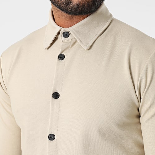 Chemise Manches Longues Atalk Beige