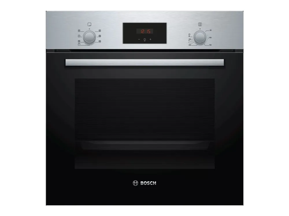 Bosch HBF113BR1S Serie | 2, Indbygningsovn, 60 x 60 cm, rustfrit stål