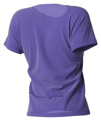 Maillot manches courtes Salomon Cross Run Graphic Violet Femme