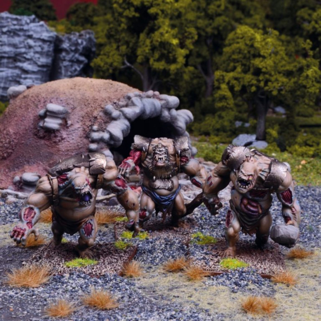 Kings of War - Undead - Zombie Troll Regiment