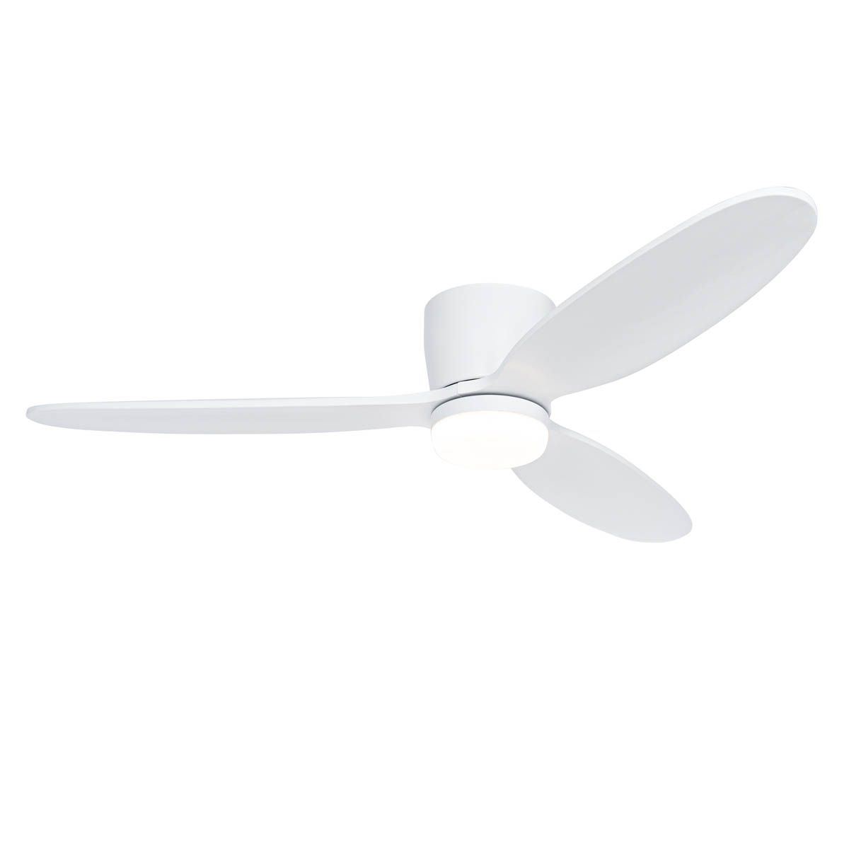 Smart plafondventilator wit 132cm incl. LED CCT met afstandsbediening - Sofio