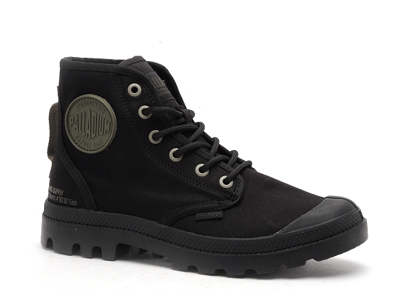 Palladium boots bottine plates femme pampa hi htg noir