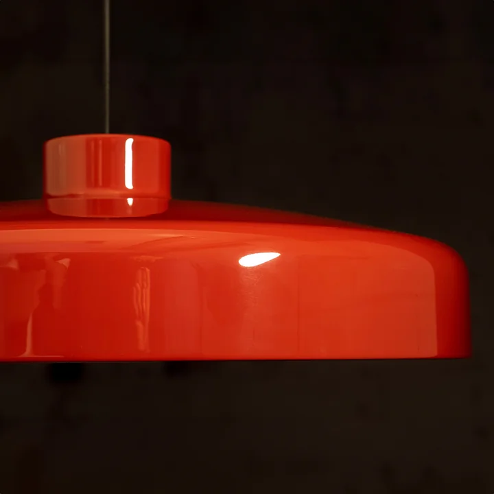 NINE - Lacquer LED Pendelleuchte S, grau