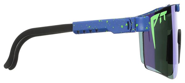 Paire de Lunettes Pit Viper The Leonardo Polarized Double Wide Bleu