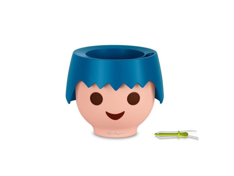 Lechuza Pflanzentopf OJO Blau Topf