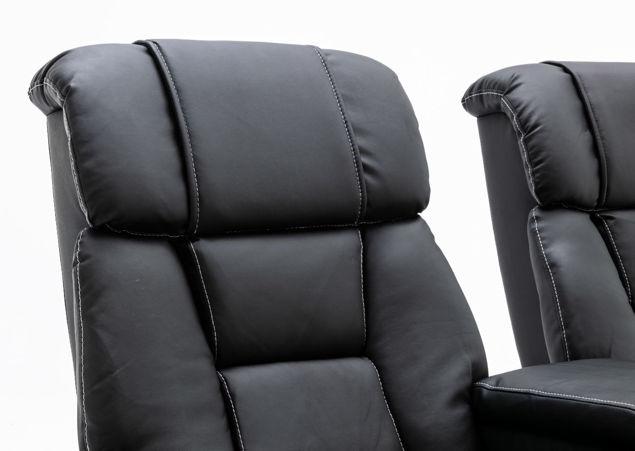 Happy Home Home-Cinema 2-Sitzer HSS09-SCH - Schwarz