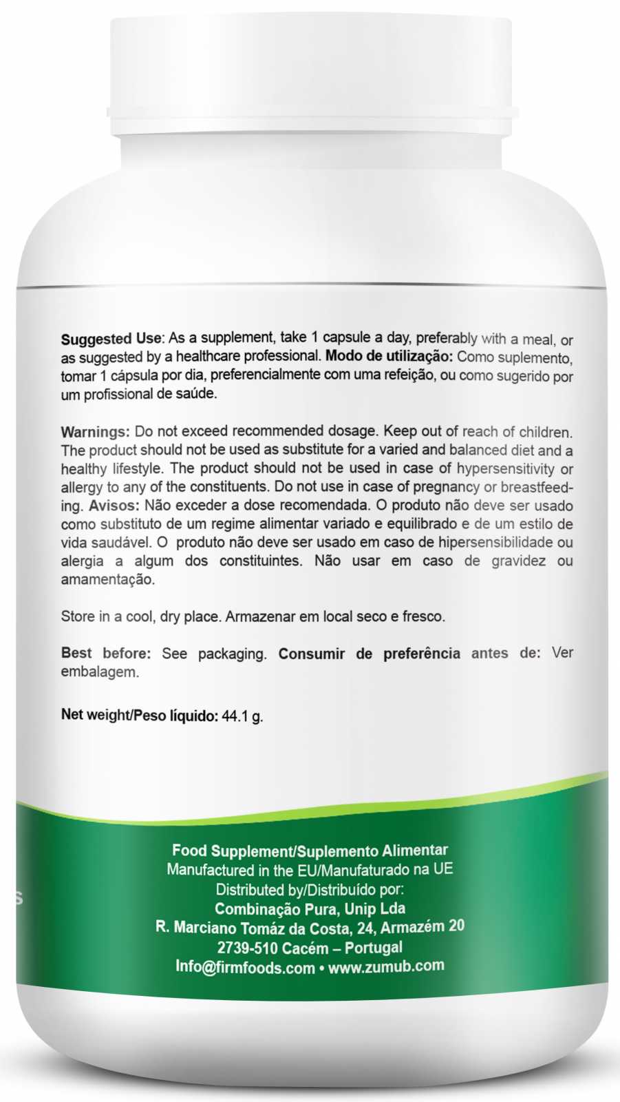 Firm Foods Cafeína 100 Cápsulas