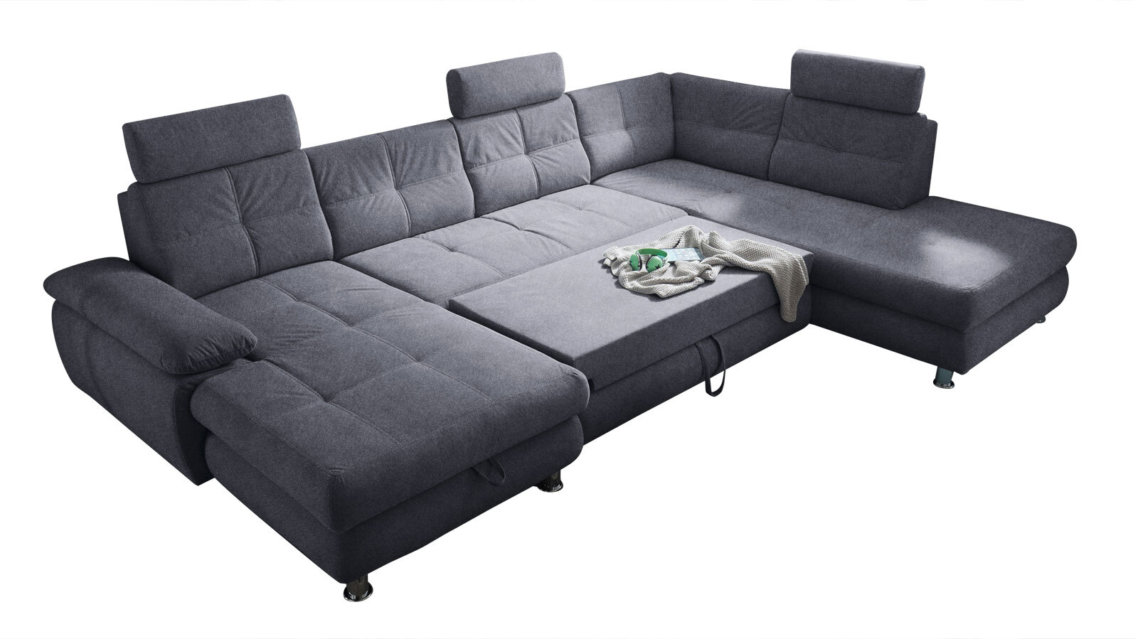 Wohnlandschaft TINA SF-L anthrazit