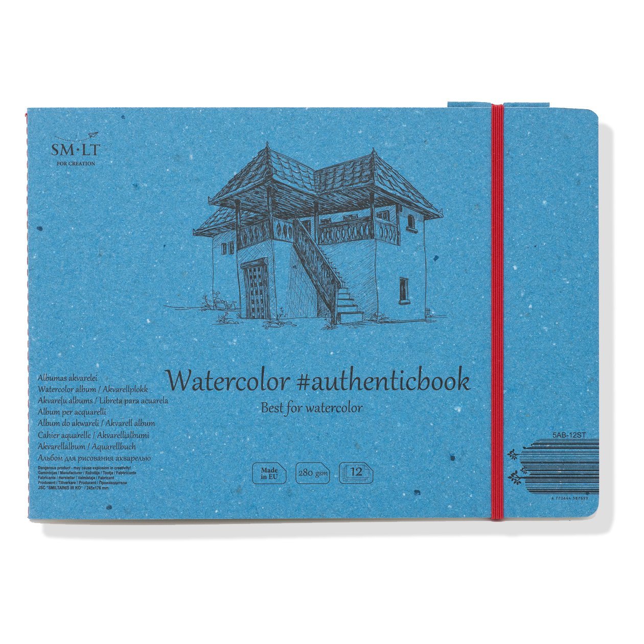 Aquarellheft Authentic weiß, 280 g/m²