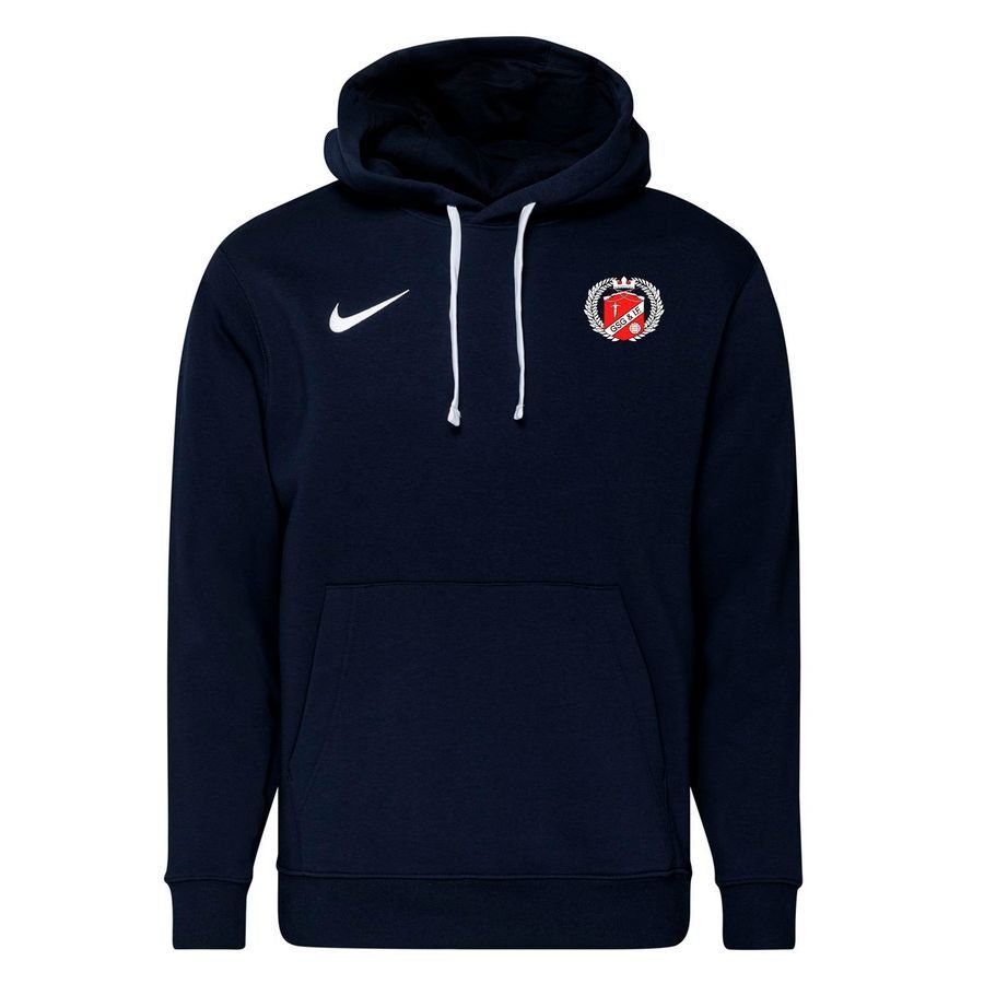 Nike Sweat à Capuche Fleece PO Park 20 - Bleu Foncé/Blanc